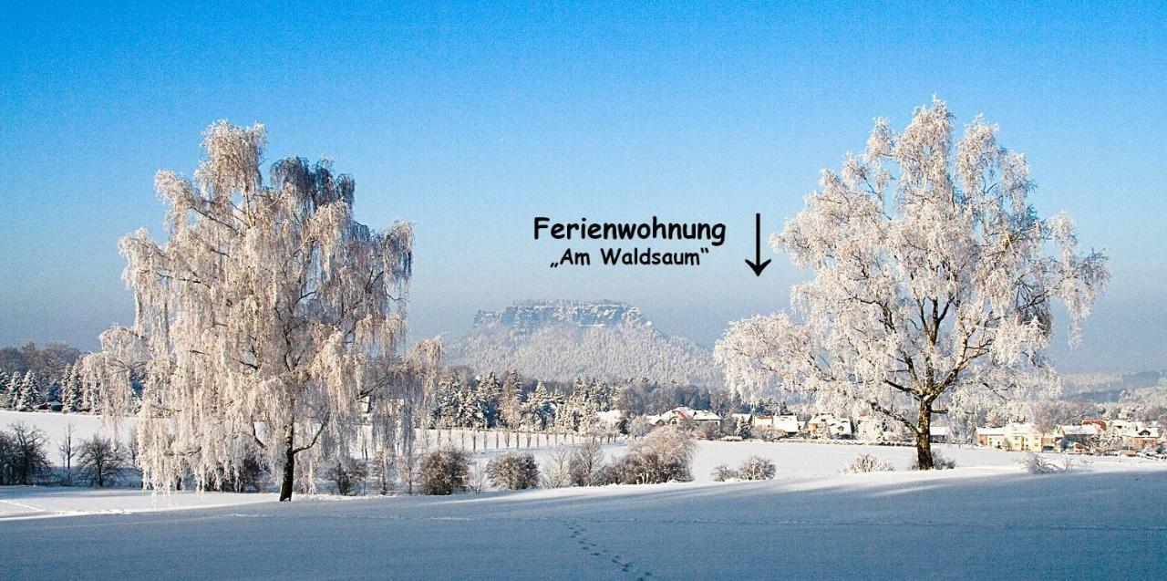 卡劳特格瑞斯赫Ferienhaus "Am Waldsaum"公寓 外观 照片